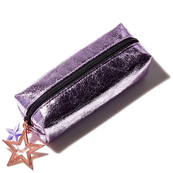 Set MAC Lucky Stars Lip Gloss Kit Neutrals Pink 3 Piece Lip Gloss Makeup Bag NWT - Picture 2 of 6